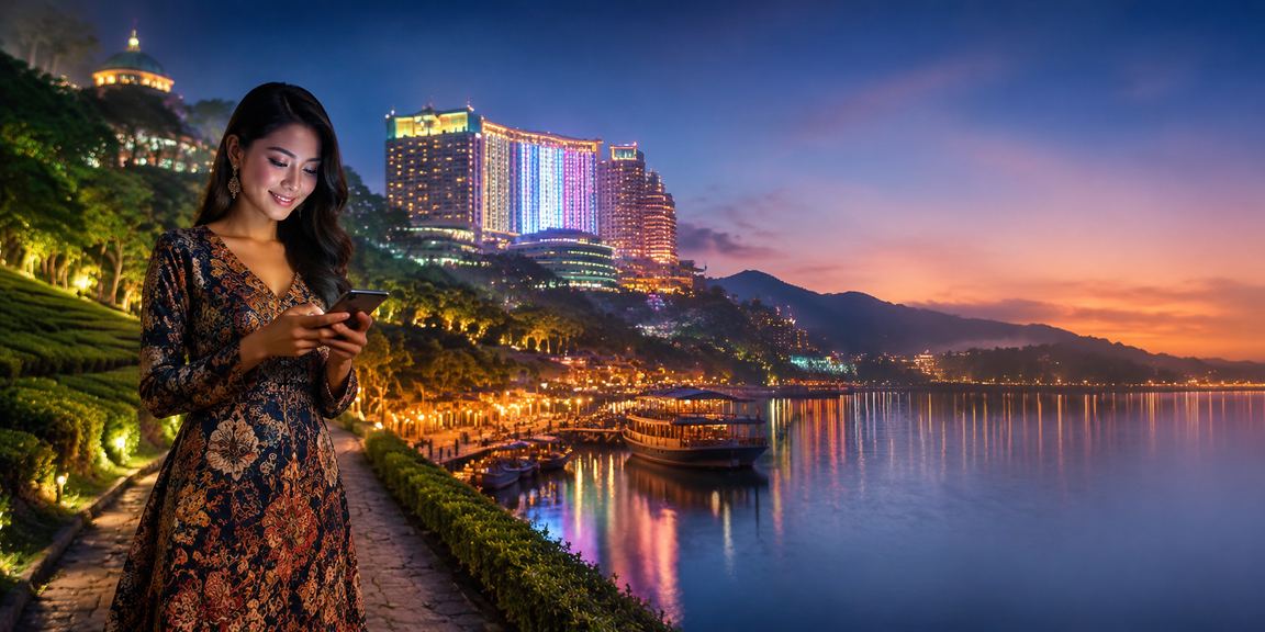 Permainan meja kasino termasuk Roulette dan Baccarat di fk7